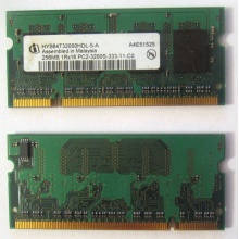 Модуль памяти для ноутбуков 256MB DDR2 SODIMM PC3200 (Владивосток)