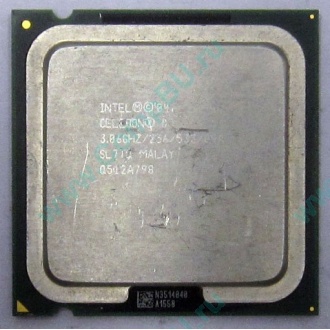 Процессор Intel Celeron D 345J (3.06GHz /256kb /533MHz) SL7TQ s.775 (Владивосток)
